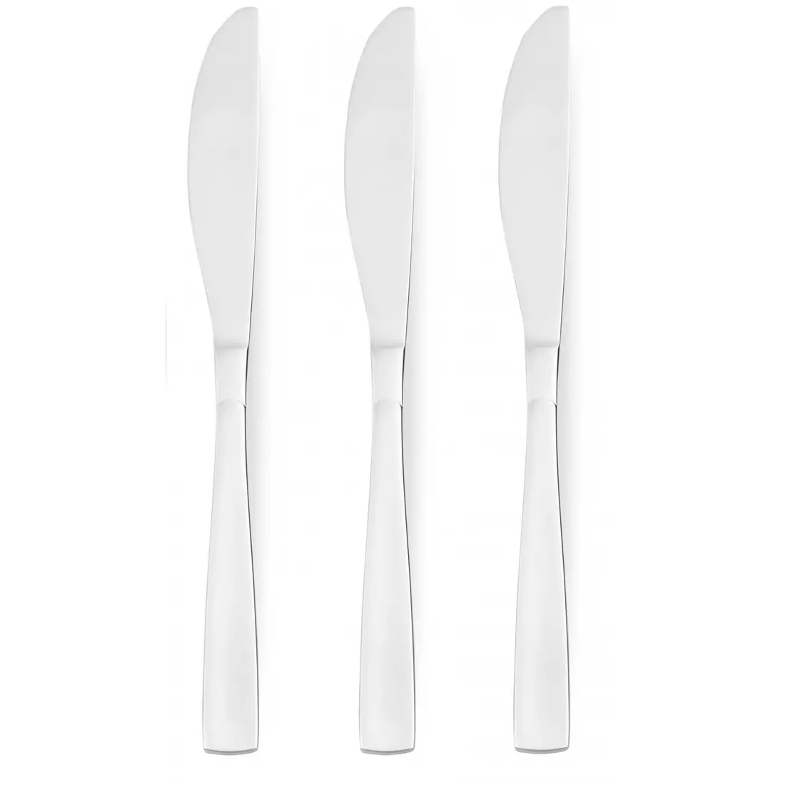 KULIG ZOE set of 3 dinner knives, silver