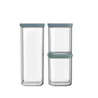 Mepal Modula a set of containers 3szt., Nordic Green
