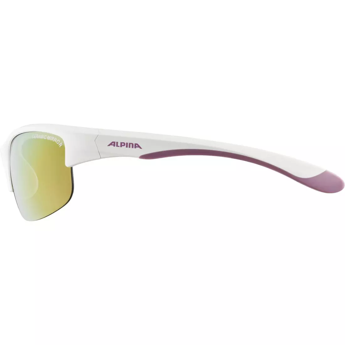 ALPINA JUNIOR FLEXXY YOUTH HR kids cycling/sports glasses, white-purple matt
