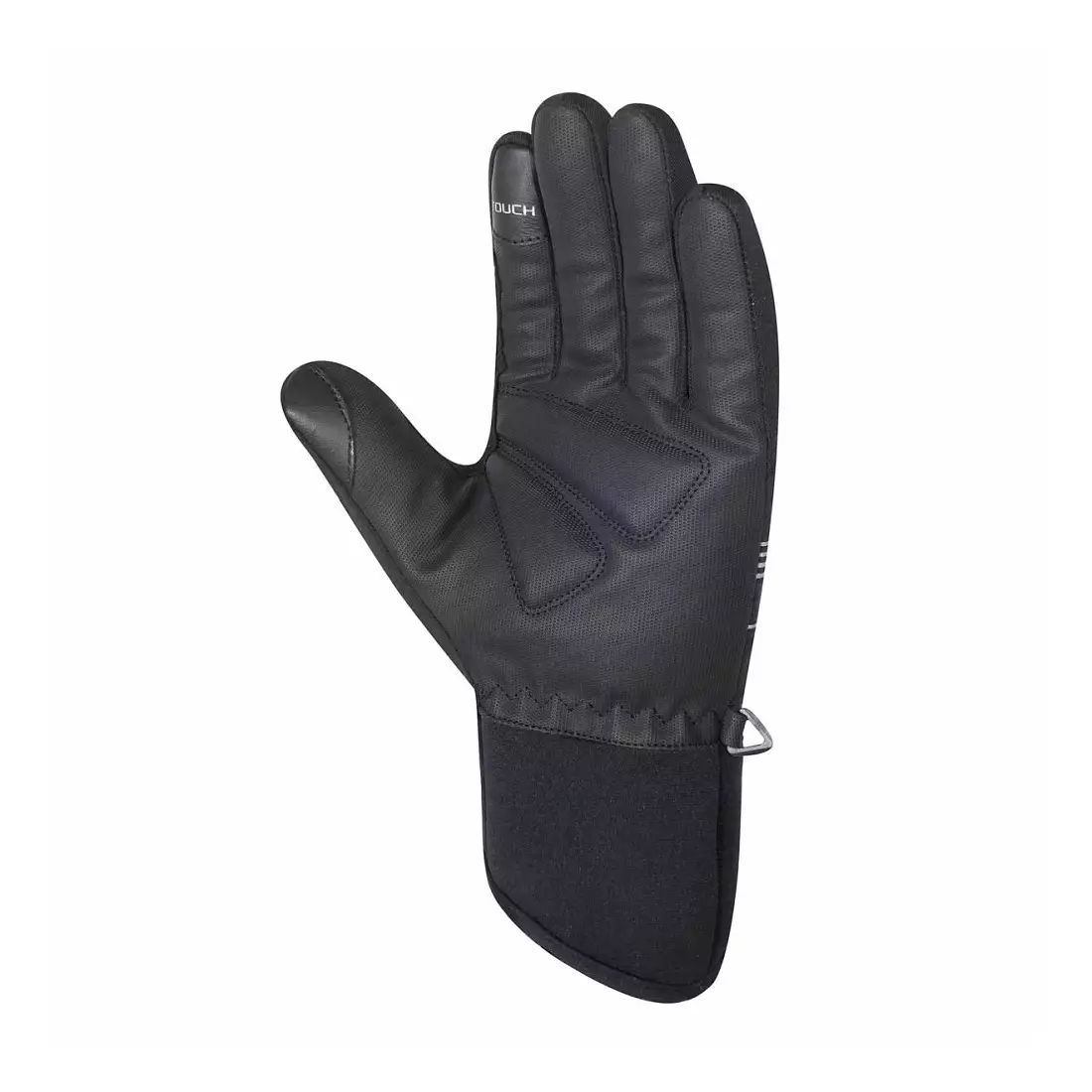 CHIBA winter cycling gloves RAIN PRO, Primaloft black-fluo 3120122
