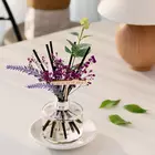 COCODOR aroma diffuser with sticks and flowers flower lavender, pure cotton 200 ml