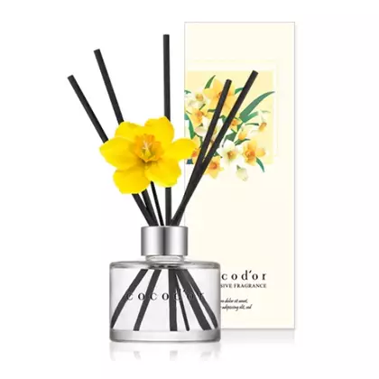 COCODOR aroma diffuser with sticks daffodil, deep musk 120 ml