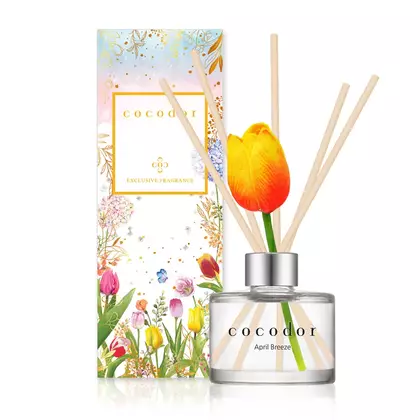 COCODOR aroma diffuser with sticks flower rose, april breeze 120 ml