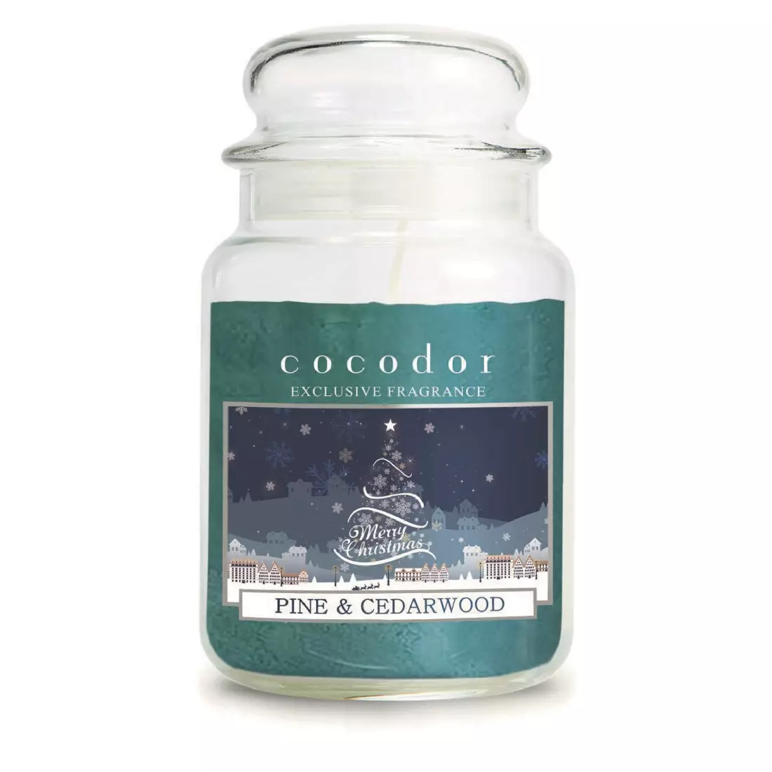 COCODOR scented candle christmas pine&amp;cedarwood 550 g