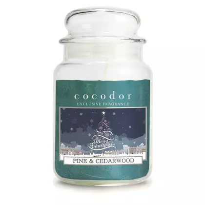 COCODOR scented candle christmas pine&amp;cedarwood 550 g