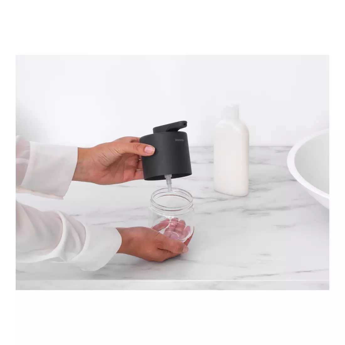 BRABANTIA MINDSET liquid soap dispenser 200 ml gray