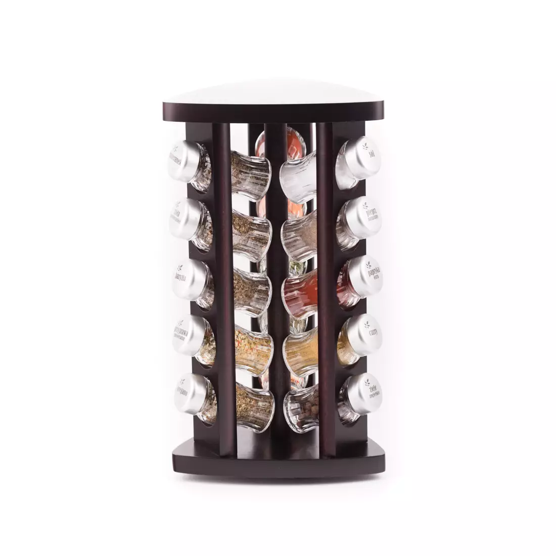 GALD 15S rotating rack with spices dark brown matt