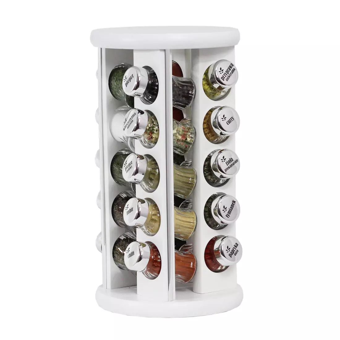 GALD SILVER LINE 20S spice rack white gloss