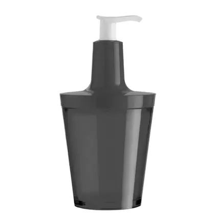 KOZIOL FLOW liquid soap dispenser 250 ml black
