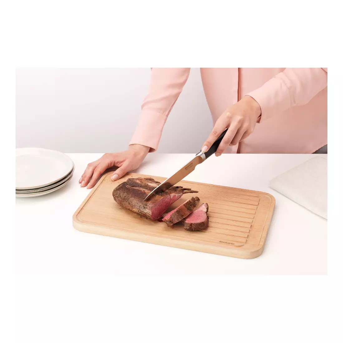 BRABANTIA Profile meat cutting board, wooden