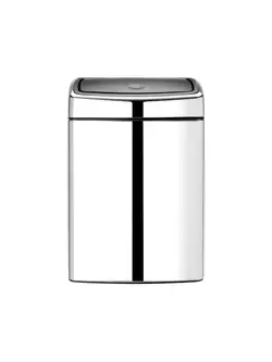 BRABANTIA Touch Bin wastebasket 10L, stainless steel