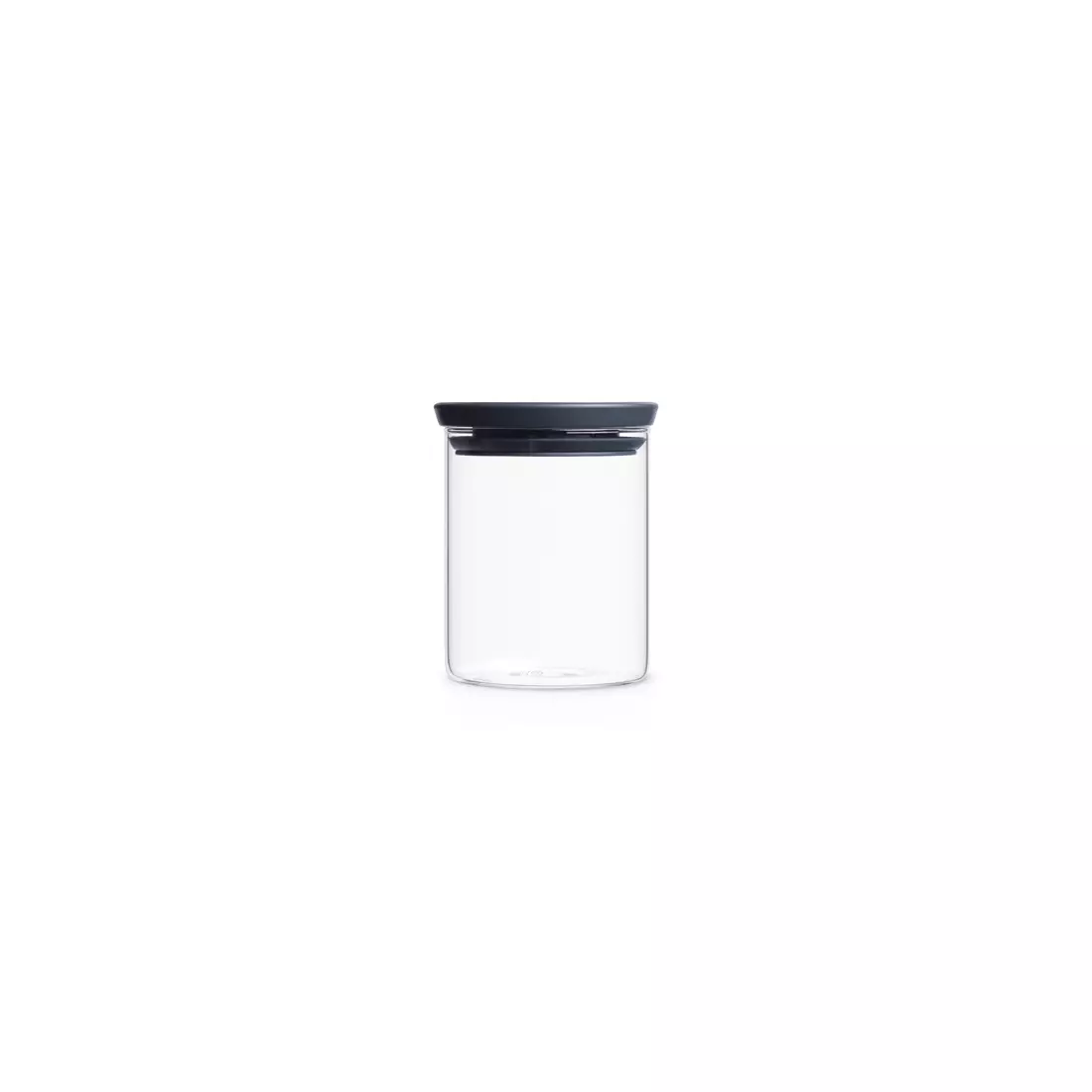 BRABANTIA glass container 0,6L, grey