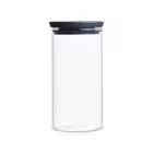 BRABANTIA glass container 1,1L, gray