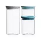 BRABANTIA set of glass containers 3 pcs.