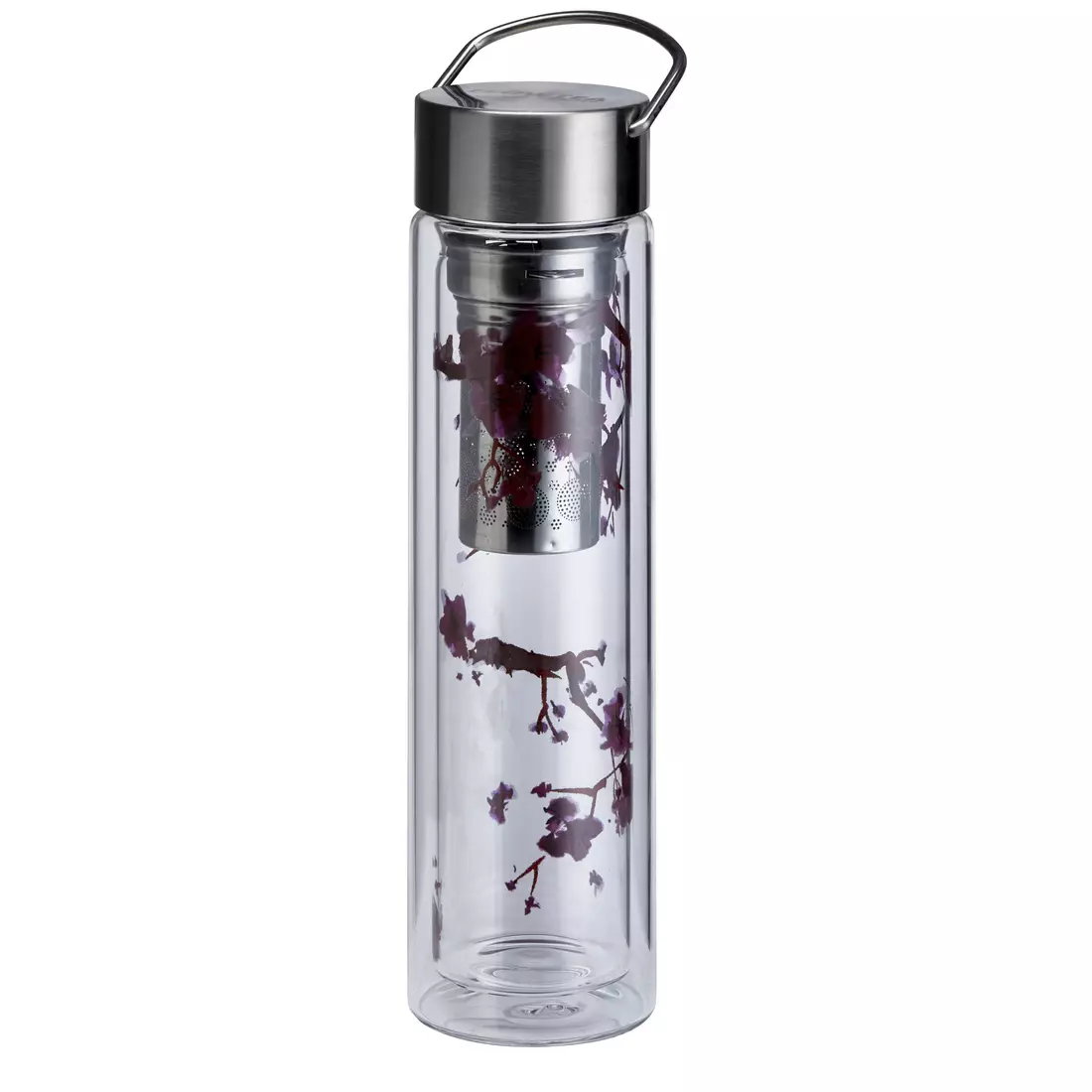 EIGENART FLOWTEA thermal bottle with infuser 350-400 ml, cherry blossom