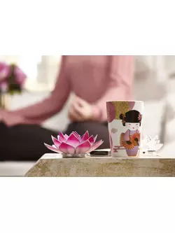 EIGENART TEAEVE thermal mug, porcelain 350 ml, Geisha rose