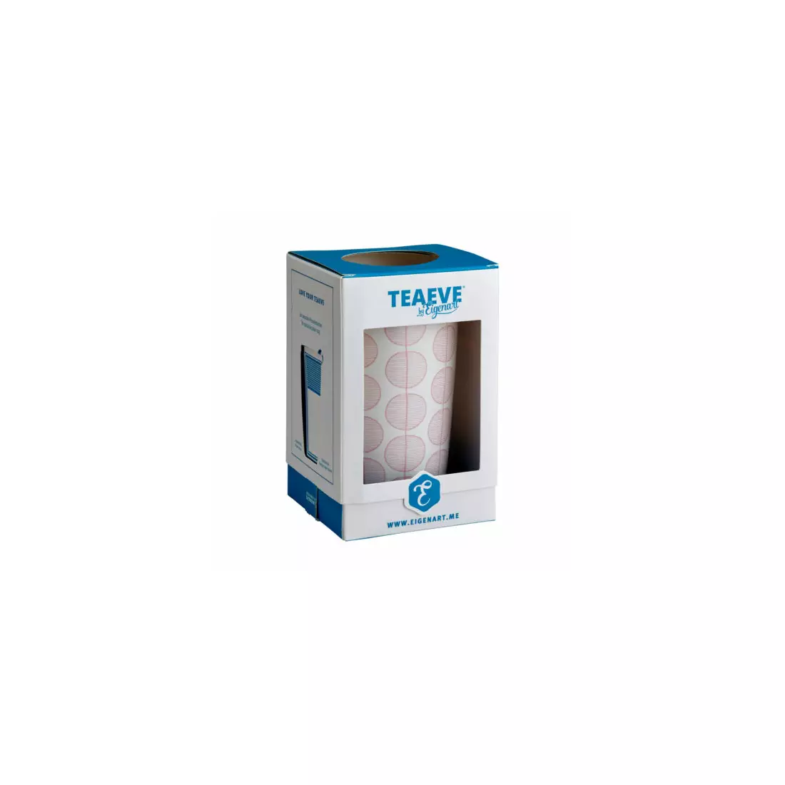 EIGENART TEAEVE thermal mug, porcelain 350 ml, leaf