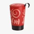 EIGENART TEAEVE thermal mug, porcelain 350 ml, opera red