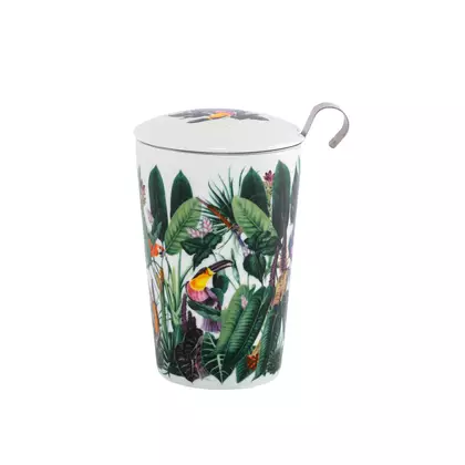 EIGENART TEAEVE thermal mug, porcelain 350 ml, rainforest