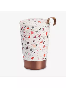 EIGENART TEAEVE thermal mug, porcelain 350 ml, terrazzo