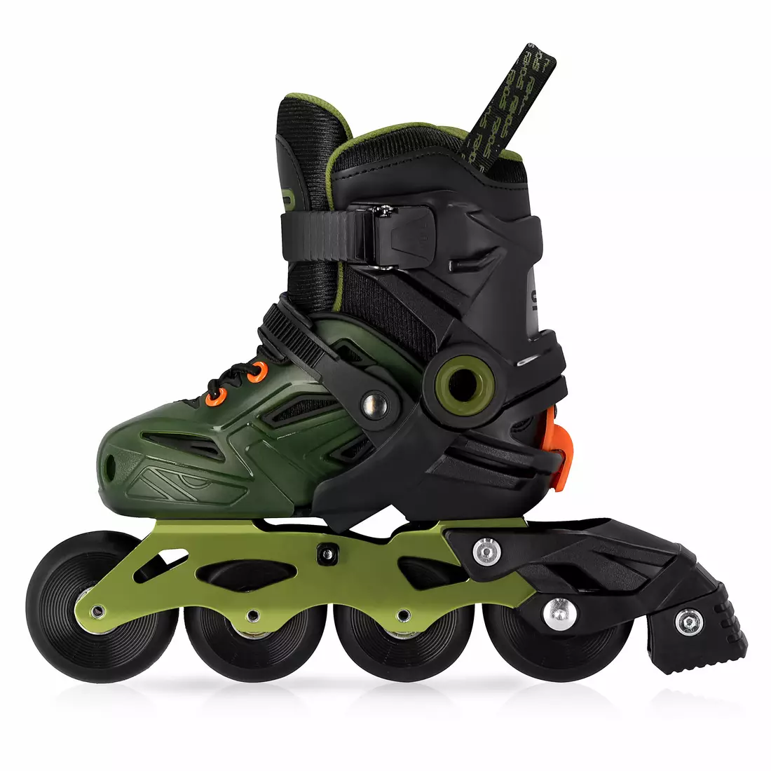 SPOKEY FREESPO KIDS adjustable skates for children, black and green