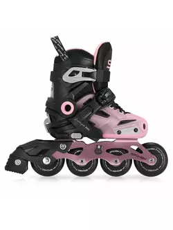SPOKEY FREESPO KIDS adjustable skates for children, black and pink