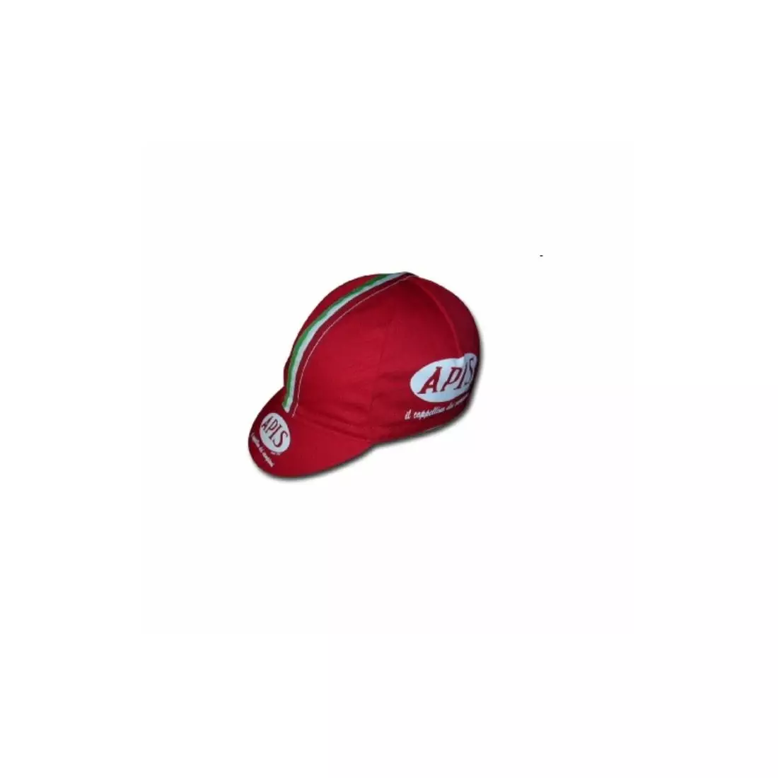 APIS PROFI VINTAGE cycling cap with visor red