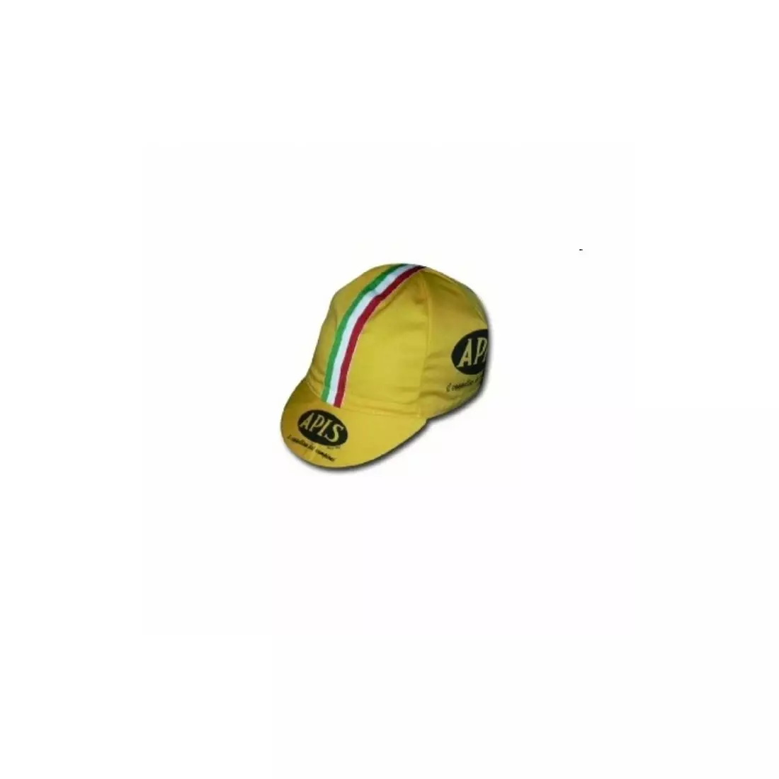 APIS PROFI VINTAGE cycling cap with visor yellow