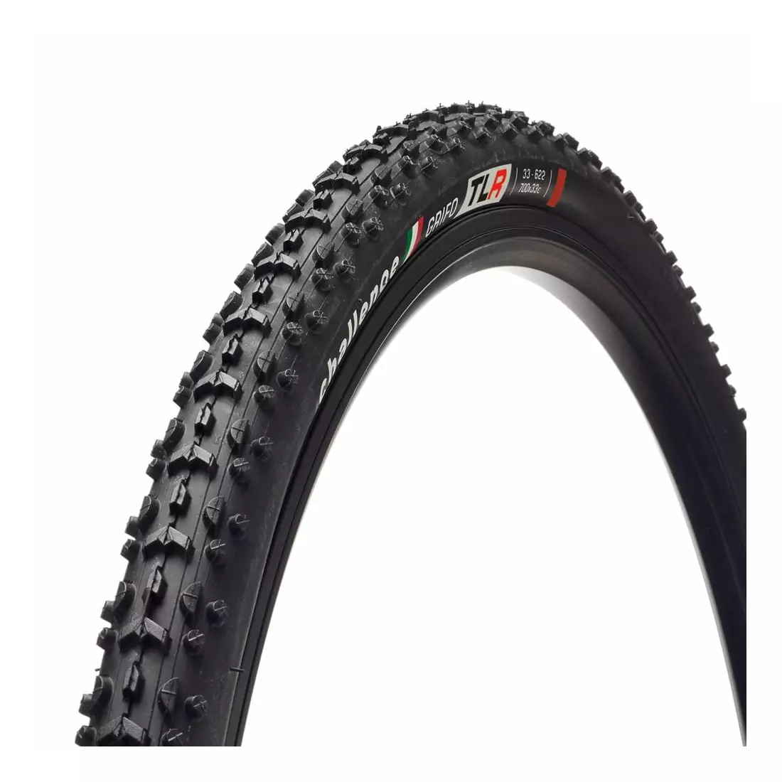 CHALLENGE GRIFO TLR cyclocross tire 28&quot; (700x33c) 120 TPI, black