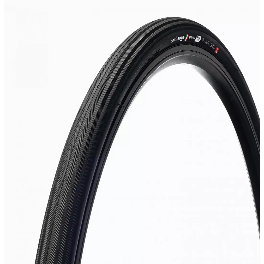 CHALLENGE STRADA RACE road bike tire 28&quot; (700x25c) 120 TPI, black