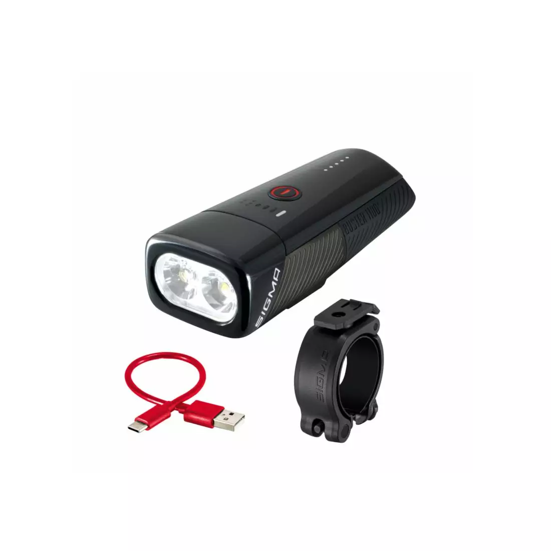 SIGMA BUSTER 1100 FL front bicycle lamp, black