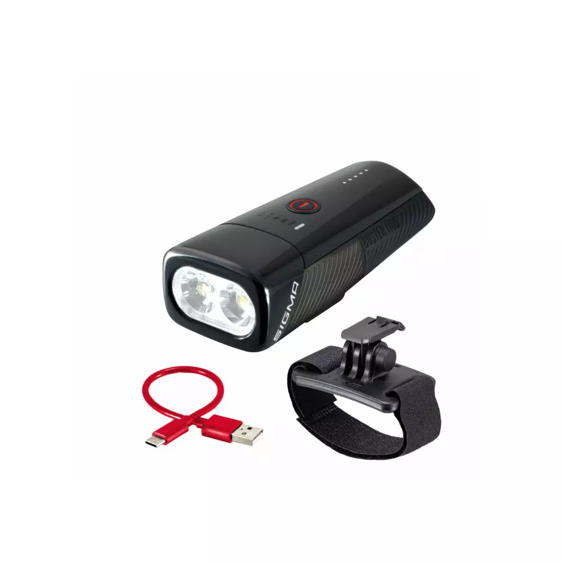 SIGMA BUSTER 1100 HL front bicycle lamp, black