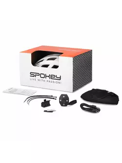 SPOKEY POINTER PRO bicycle helmet with turn signals 55-58 cm 