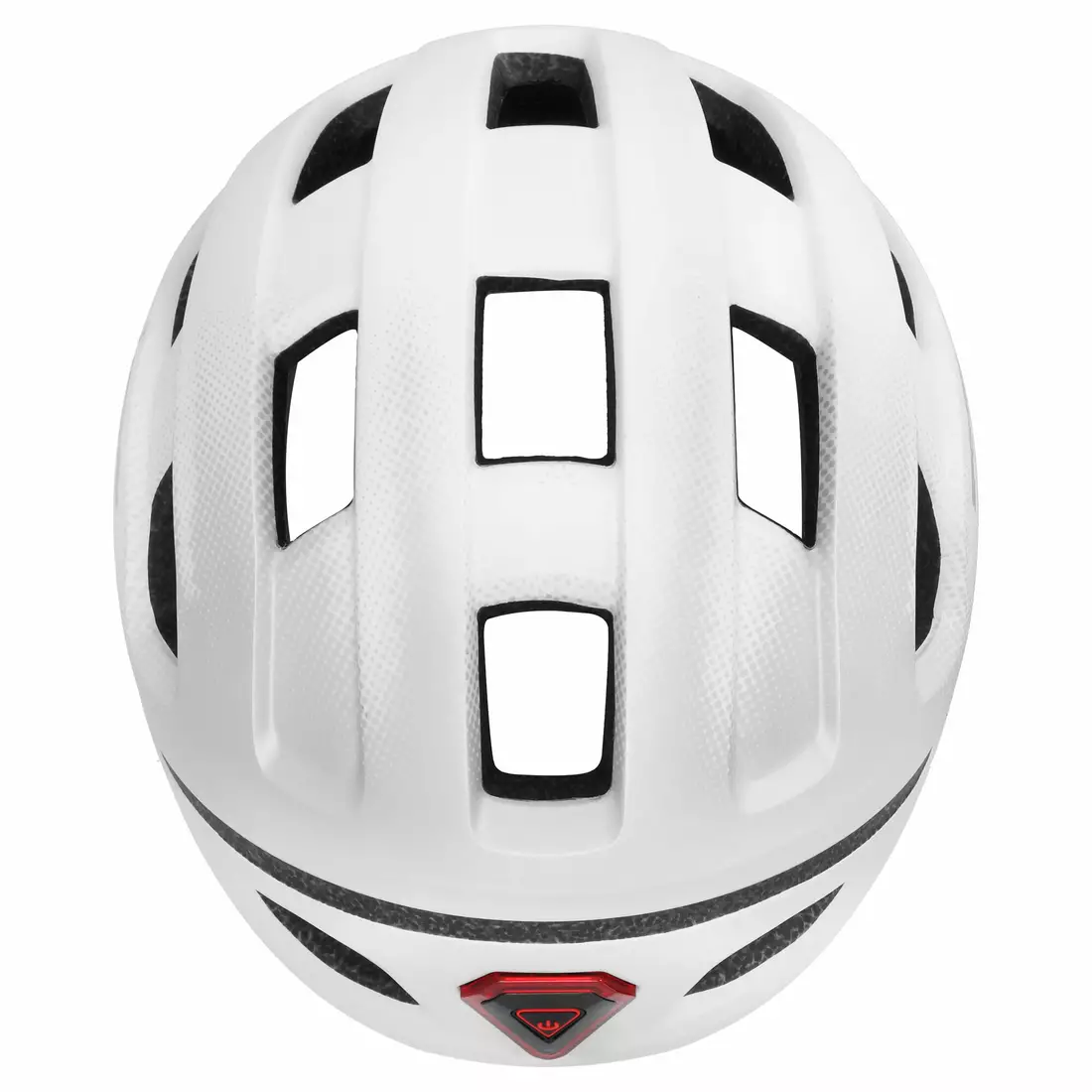 SPOKEY POINTER SPEED bicycle helmet with lights, white
