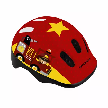 SPOKEY children's bicycle helmet, fire brigade