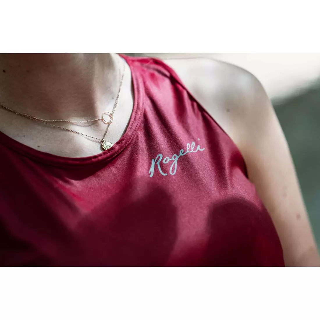 Rogelli CORE women's running tank top, cherry