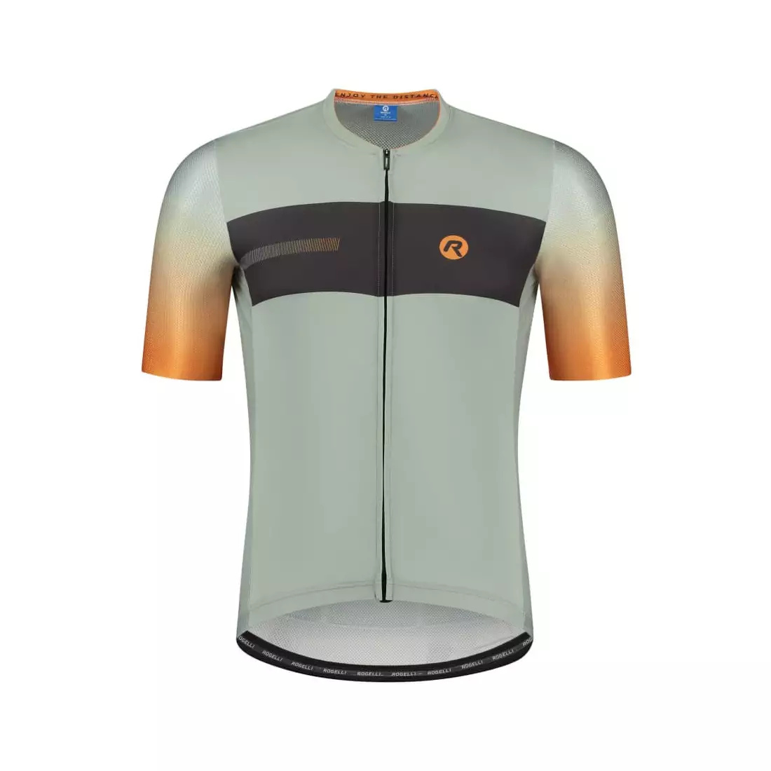 Rogelli DAWN men's cycling jersey, grey-orange