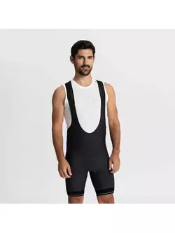 Rogelli FLEX II mens cycling bib shorts, black