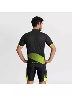 Rogelli GROOVE men's cycling jersey, black-fluorine