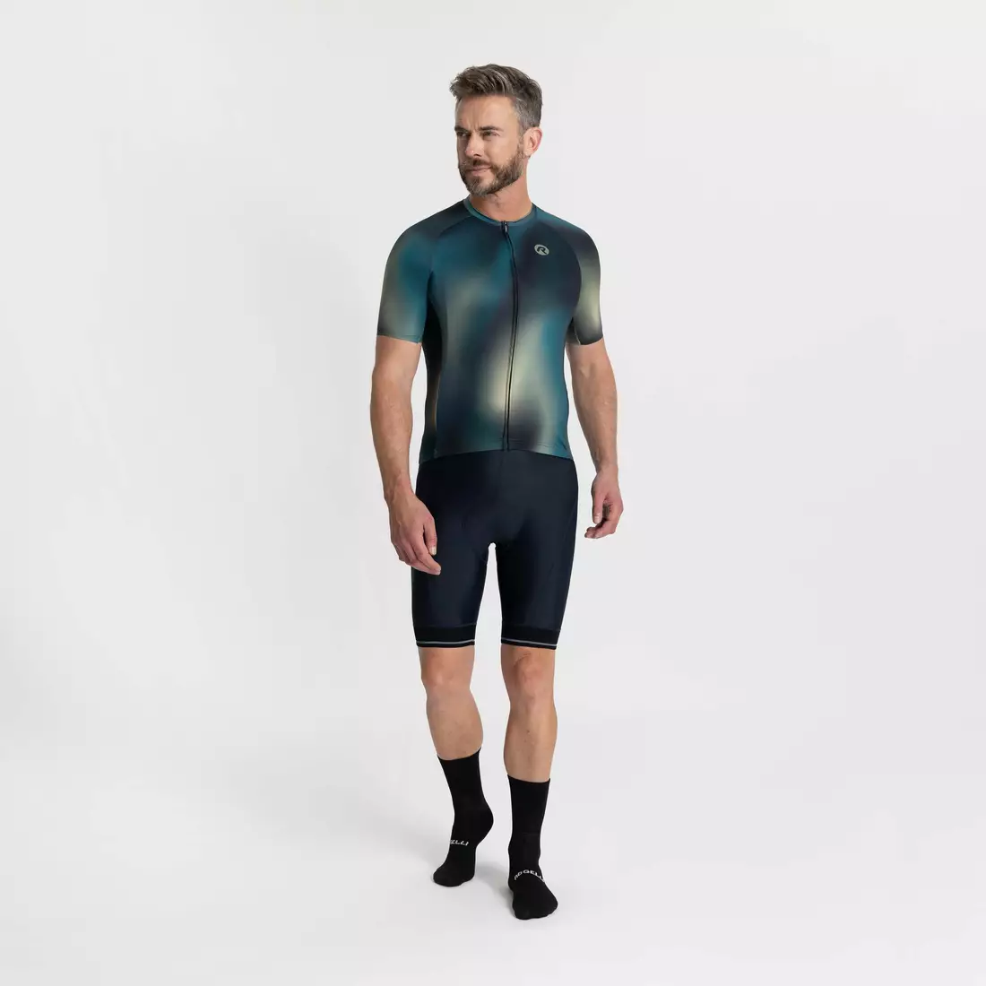 Rogelli HALO cycling jersey green