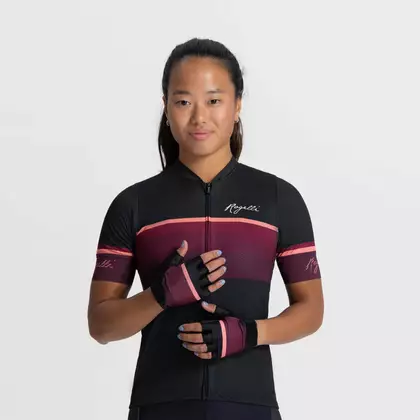 Rogelli IMPRESS II women's cycling gloves, maroon