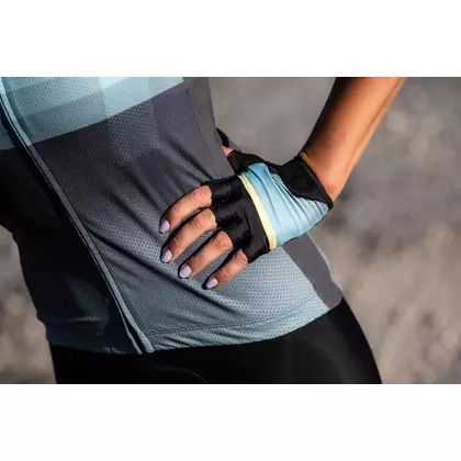 Rogelli IMPRESS II women's cycling gloves, mint