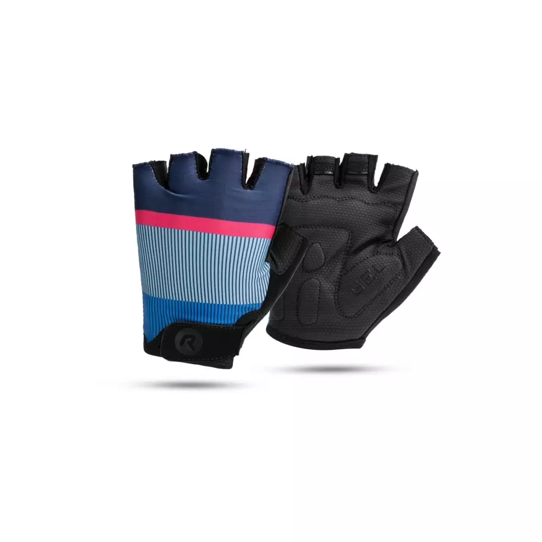 Rogelli IMPRESS II women's cycling gloves, blue
