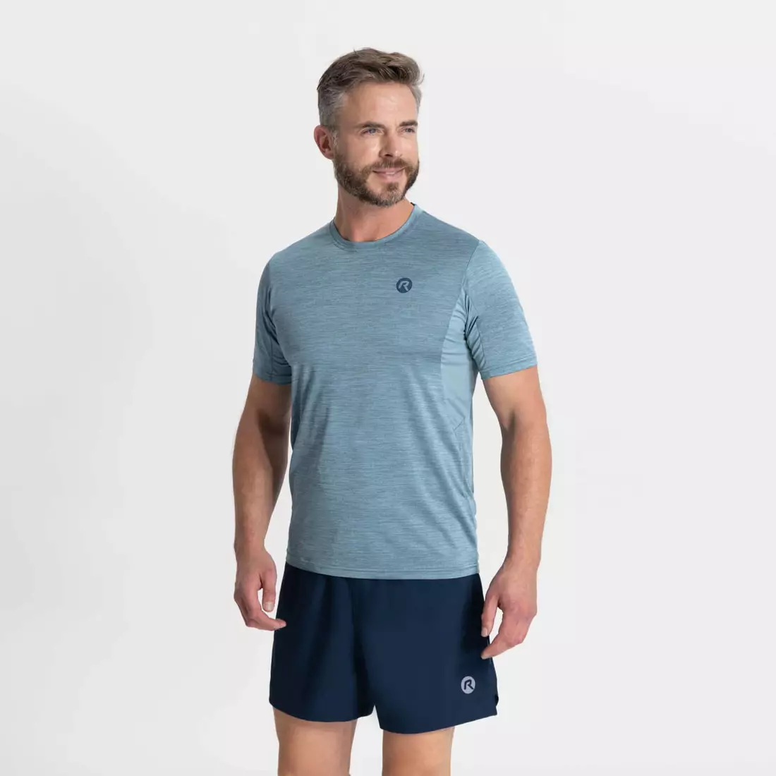 Rogelli KENN men's running shirt, blue