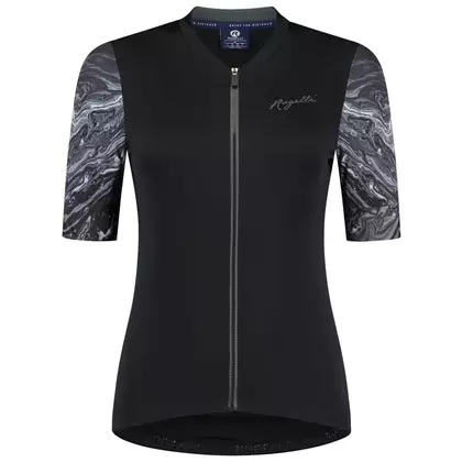 Rogelli LIQUID women's cycling jersey, black and gray