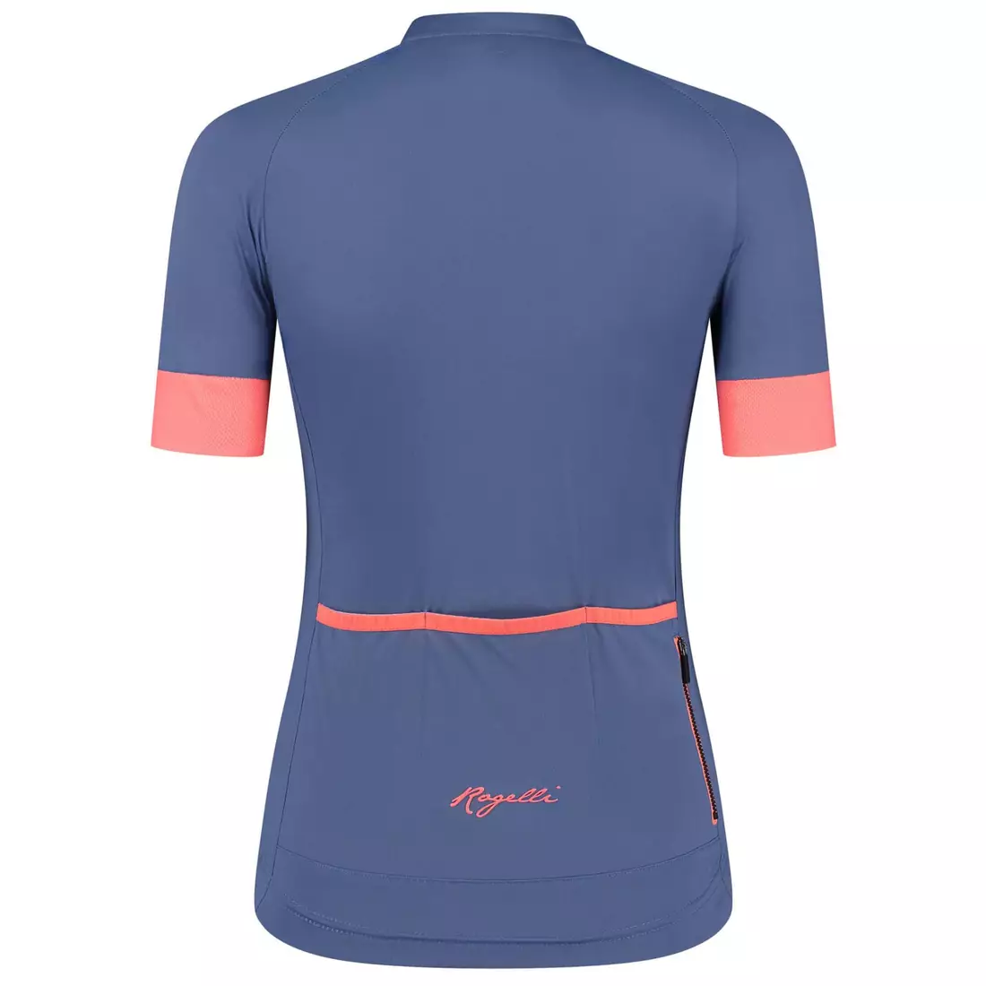 Rogelli MODESTA women's cycling jersey, blue-coral
