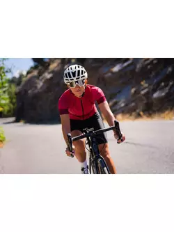 Rogelli MODESTA women's cycling jersey, cherry