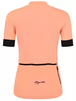 Rogelli MODESTA women's cycling jersey, coral-black