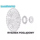 SHIMANO CS-HG31 bicycle cassette 8-speed 11-30T