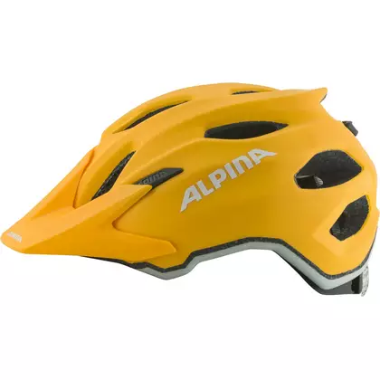 ALPINA CARAPAX JR kids enduro bike helmet, burned yellow matt